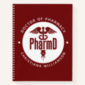 PharmD Doctor in de Afstuderen Notitieboek (Voorkant)