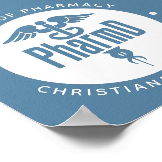 PharmD Doctor in de Afstuderen Poster (Hoek)