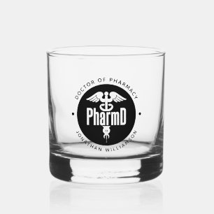 PharmD Doctor in de Farmacie Afstuderen Apotheker Whisky Glas
