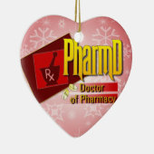 PharmD Doctor in de LOGO Keramisch Ornament (Rechts)