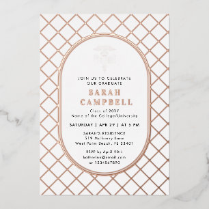 PharmD Doctor of Pharmacy Afstuderen Check Pattern Folie Uitnodiging