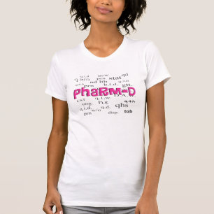 PharmD (Pharmacy Student) Afkortingen T-Shirts