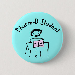 PharmD Pharmacy Student Gifts Ronde Button 5,7 Cm