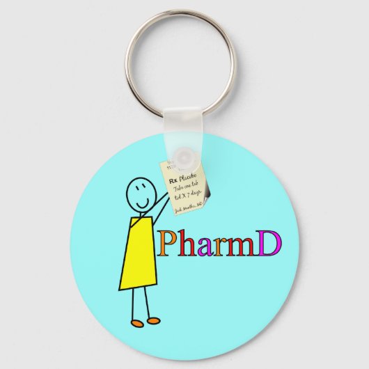 PharmD Pharmacy Student Gifts Sleutelhanger (Voorkant)