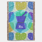 PharmD Woven Blanket Hearts Deken (Voorkant Verticaal)