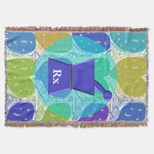 PharmD Woven Blanket Hearts Deken (Voorkant)