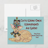 Pharoah Thutmau Briefkaart (Voorkant / Achterkant)