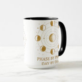 Phase By Phase Day By Day Moon Phases Mug (Devant droit)