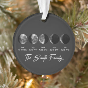 Phase de Lune La Famille Smith – Noms et Dates Per