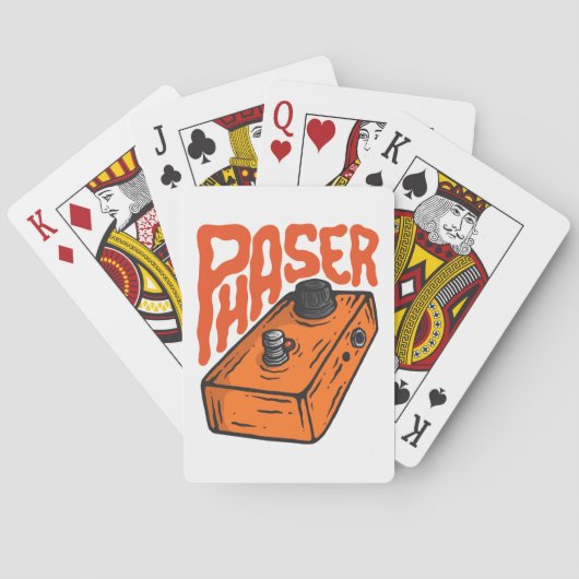 Phaser Pedal Pokerkaarten (Achterkant)