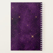 Phases de la Lune d'or sur les étoiles violettes (Dos)