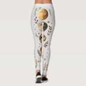 Phases de lune Leggings botaniques (Dos)