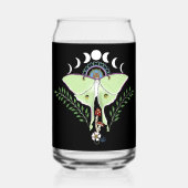 Phases Luna Moth Moon Noir (Verso)