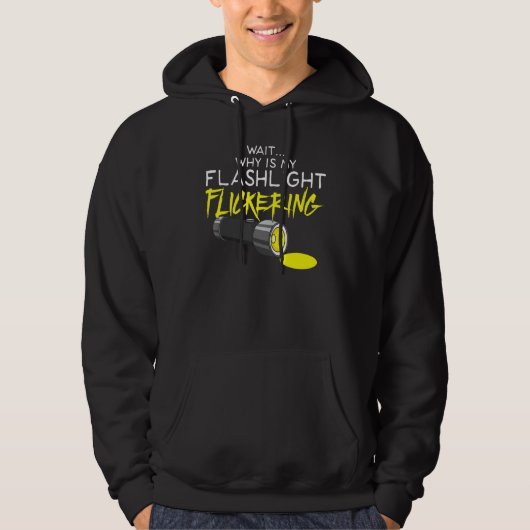 Phasmophobia Flickering zaklamp Spookjacht Hoodie (Voorkant)