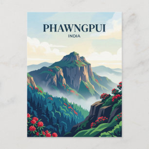 Phawngpui Blue Mountain Nationaal Park India Briefkaart