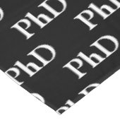PhD Afstuderen Afstudeerder Afstuderen zwart Tafelkleed (Gekanteld)