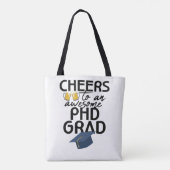 PhD Afstuderen Beer Lover Doctoraat GradenAfstudee Draagtas (Achterkant)