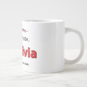 PhD-Afstuderen Eigenlijk is het Dr. Funny Academic Extra Grote Beker (Rechts)