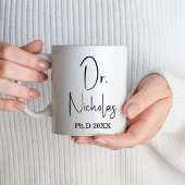 PhD Afstuderen Gift Doctorate graad Afstuderen Mok