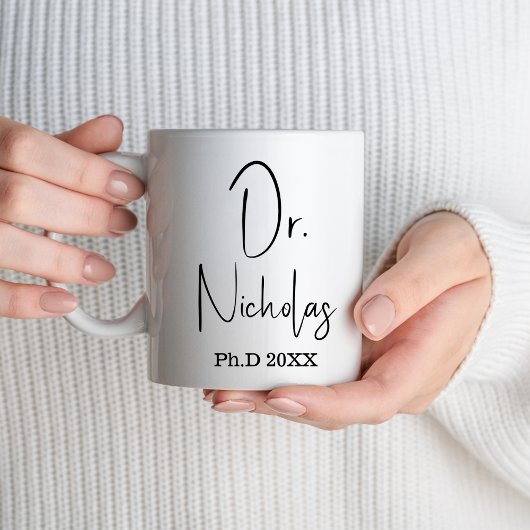 PhD Afstuderen Gift Doctorate graad Afstuderen Mok