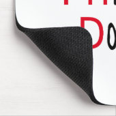 PhD afstuderen letterlijk, afstuderen cadeau Muismat (Hoek)