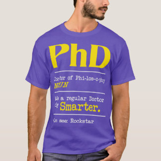 PhD Afstuderen Ph T-shirt