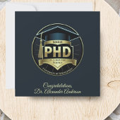 PhD afstuderen thesis verdediging gratulation card