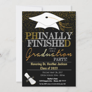 PhD Afstuderen Uitnodiging