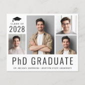 PhD-Afstuderen voor fotodoctoraat budget Aankondig (Voorkant)