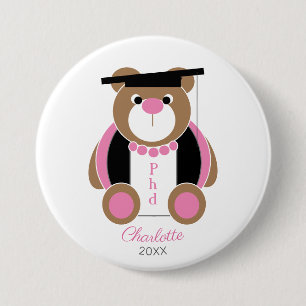 PhD-arts van filosofische cadeautjes felicitaties Ronde Button 7,6 Cm