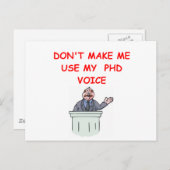 phd briefkaart (Voorkant / Achterkant)