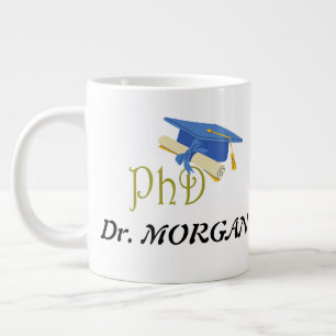 PhD Cool Medical Afstuderen Congrate Nieuwe Dokter Extra Grote Beker