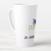 PhD Cool Medical Afstuderen Congrate Nieuwe Dokter Latte Mok (Linkerhoek)