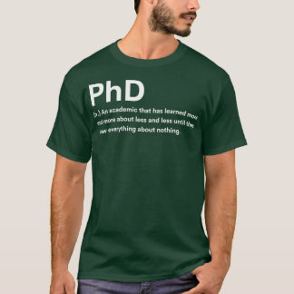 Phd-definitie 3 t-shirt