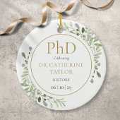 Phd Degree Waterverf Greenery Keepomwille Keramisch Ornament