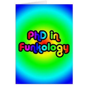 PhD en arc-en-ciel de trouille de plaisanterie