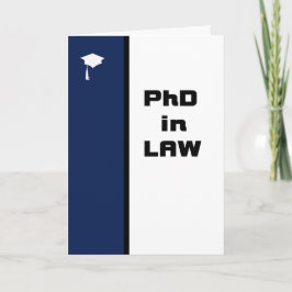 PhD feliciteert Kaart met wet