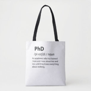 PhD Funny Dictionary Definition Draagtas