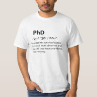 PhD Funny Dictionary Definition
