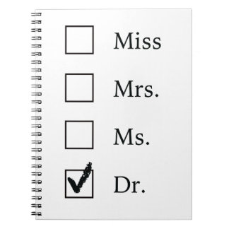PhD-geschenken voor vrouwen Notitieboek