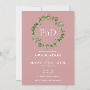 PhD-graad Stof Roze Sluiers Afstuderen Kaart