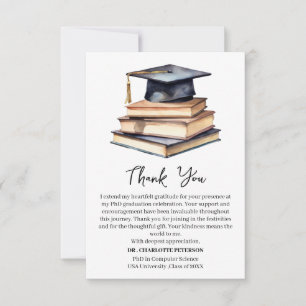 PhD-graduatiepartij Bedankkaart