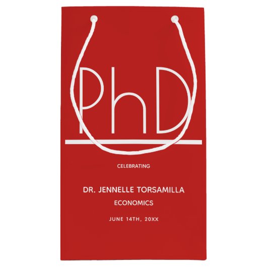 PhD-graduatiepartij Klein Cadeauzakje (Achterkant)