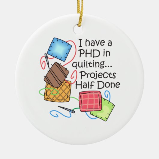 PHD in kantelen Keramisch Ornament (Voorkant)