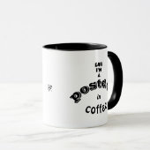 PhD in Sleepiness Postdoc in Coffee Funny Mug Mok (Voorkant rechts)