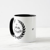 PhD in Sleepiness Postdoc in Coffee Funny Mug Mok (Voorkant links)