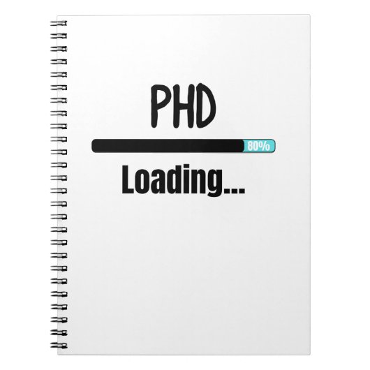 phd-lading T-Shirt Notitieboek (Voorkant)