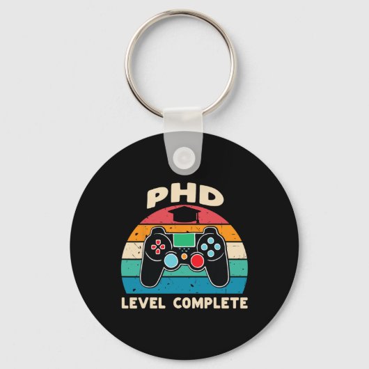 Phd Level Complete Doctorate Graduation Gift For H Sleutelhanger (Voorkant)