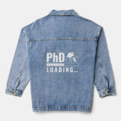 Phd Loading Bar Graduate Student White Fun Script (Verso)