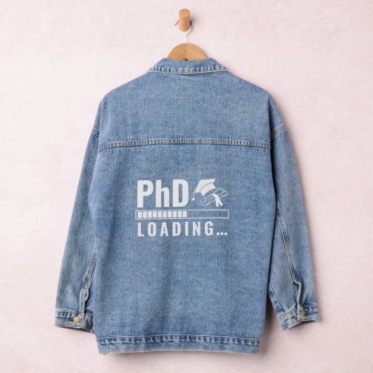 Phd Loading Bar Graduate Student White Fun Script (Hangar)